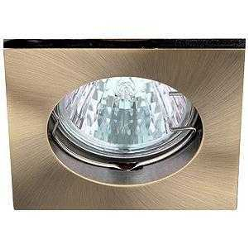 Светильник DK G3 ЭРА декор гипс под покраску MR16,12V/220V, 50W, квадратный ,белый