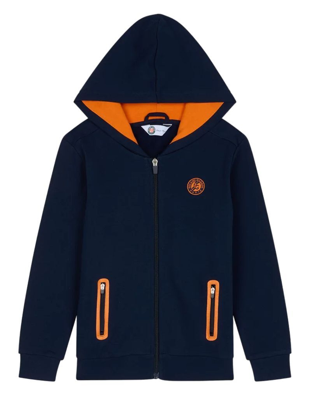 Кофта для мальчика теннисная Roland Garros Sami Zip-Up Hoodie - небесный