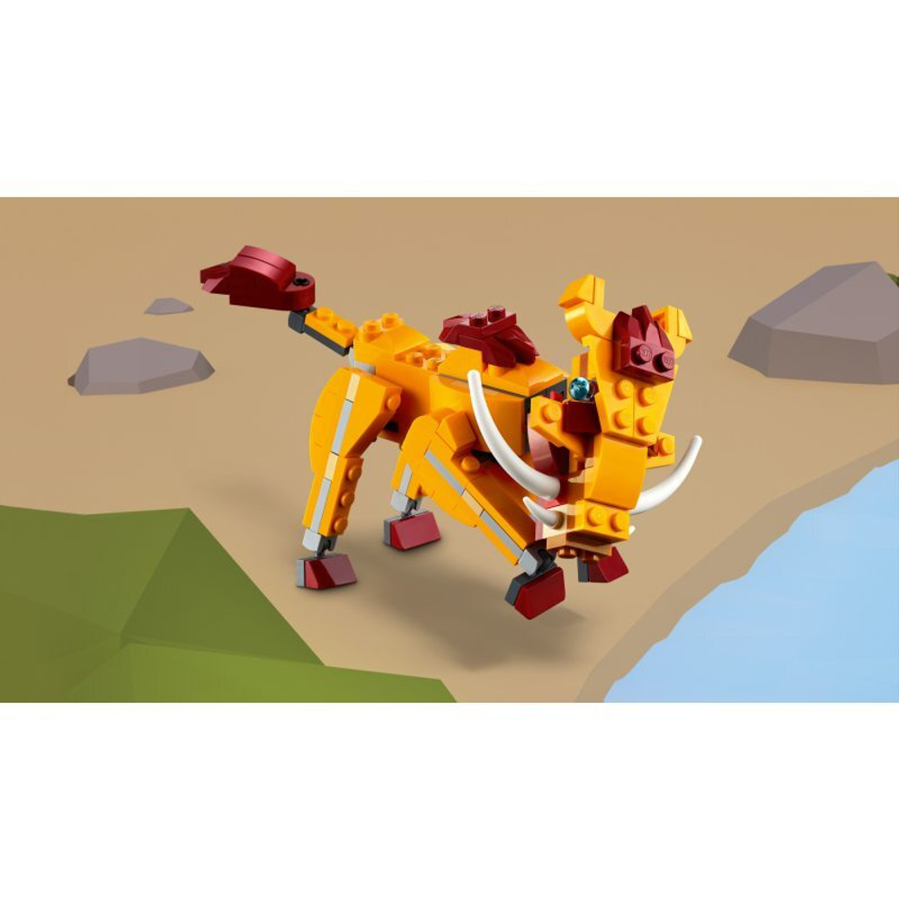 Конструктор LEGO CREATOR Лев 3в1 31112