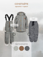 Брюки демисезонные на флисе Mjölk Graphit