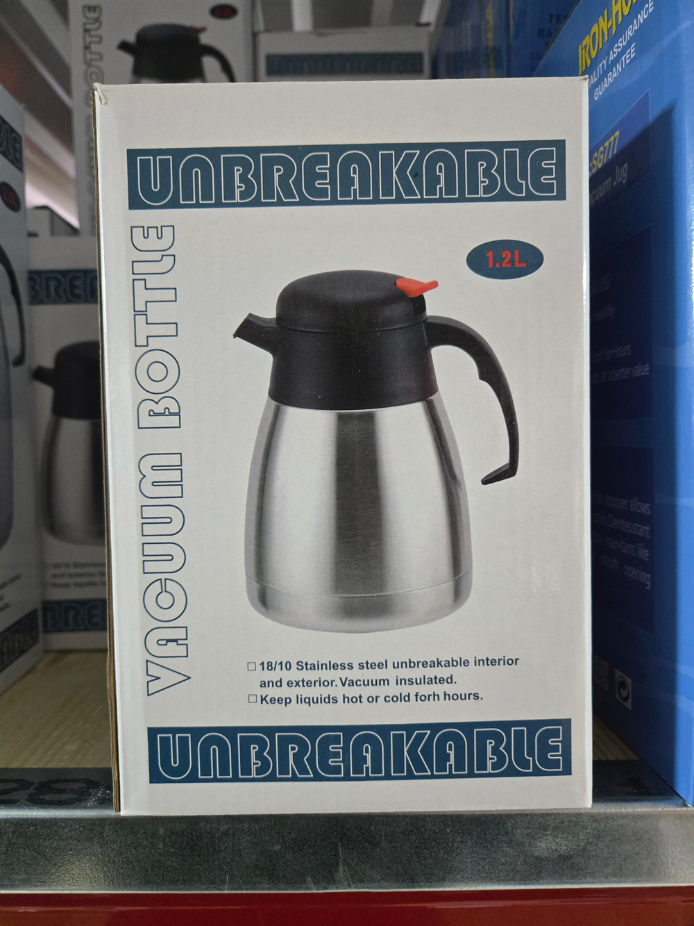 Термос чайник металлический 1.2л