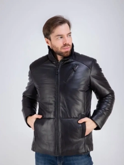 Дубленка мужская натуральная зимняя утепленная куртка Турция