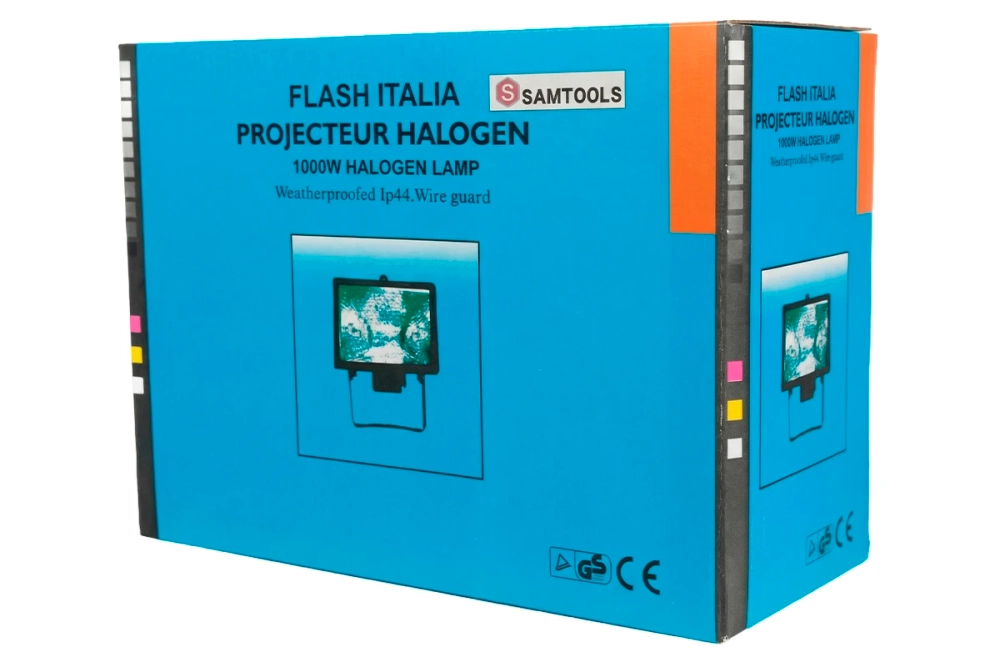 Прожектор галогеновый 1000 Вт IP44 Samtools (без лампы)