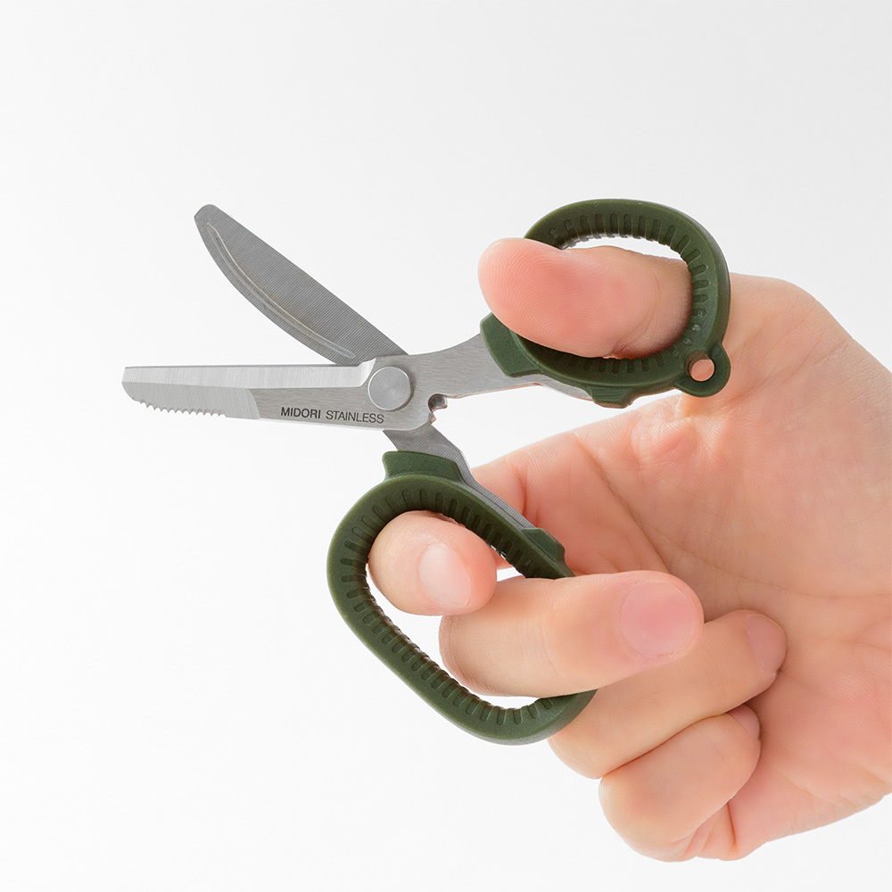 EDC-ножницы Midori Mobile Multi-Scissors хаки