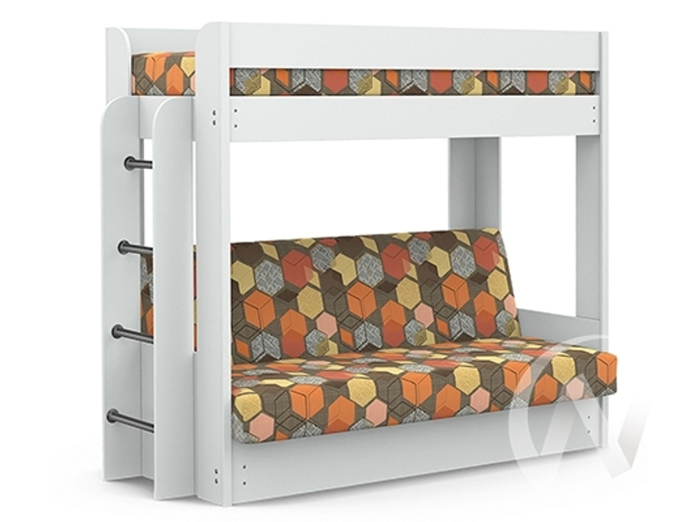 Диван-кровать двухъярусный Белый КМ.009.01-016-00