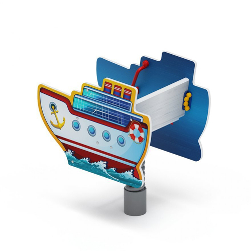 Качели на пружине Пароходик ИО 22.17.01-01