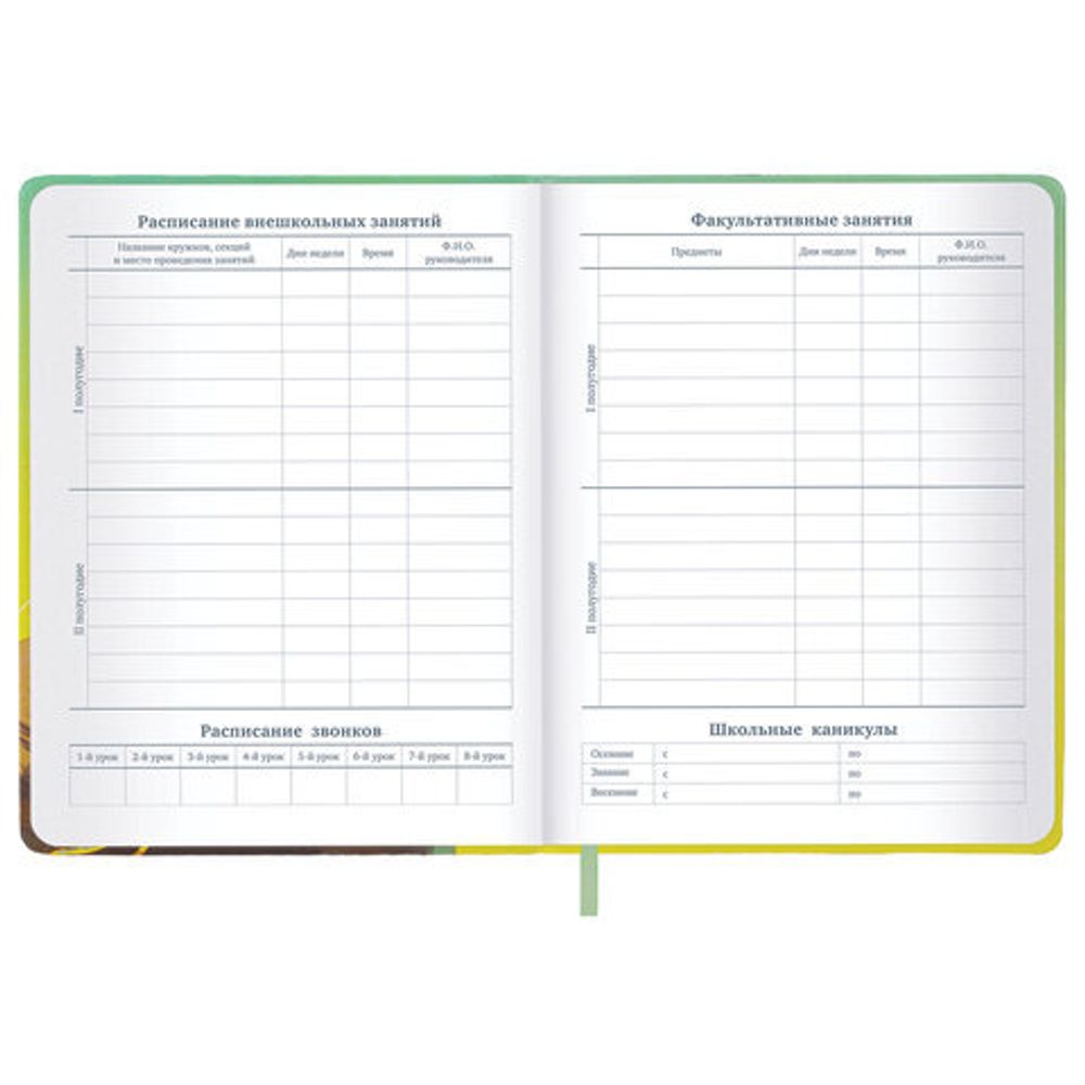 Дневник 1-11 класс 48 л., кожзам (твердая), печать, глиттер, ЮНЛАНДИЯ, "Котик", 107217