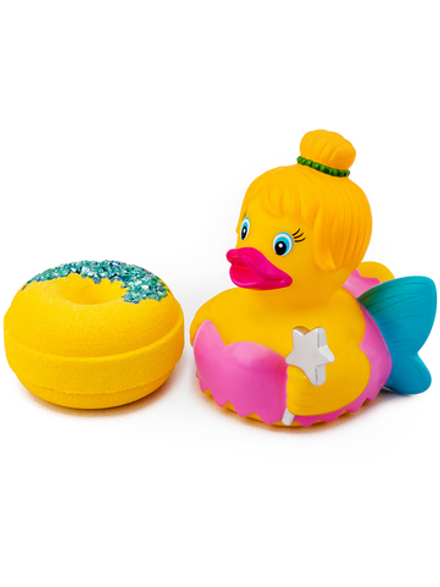 Бомбочка для ванны с уточкой Funny Ducks фея