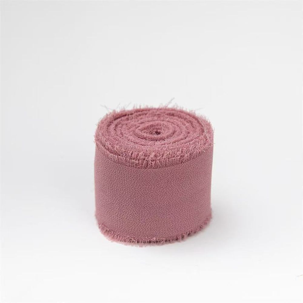 Лента Винтаж Н/О Край, (4см*5м) Розовое-дерево