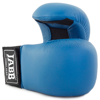 Накладки для каратэ (иск.кожа) Jabb JE-2791 синий M