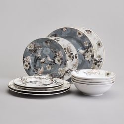 ОБЕДЕННЫЙ НАБОР LEFARD BOHEMIAN BIRDS 12ПР, 20,5/25,5/18СМ