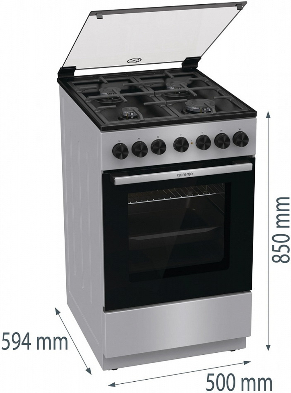 Комбинированная плита Gorenje GK5B44SF