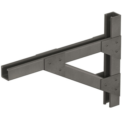 Консоль с опорой для   больших нагрузок осн. 900, стеклопластик