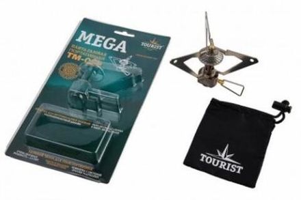 Мини газовая плита MEGA (TM-020), "Tourist"
