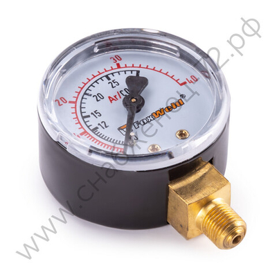 FoxWeld Манометр для регулятора WR550 mini (аргон/углекислота) НД (пр-во FoxWeld/КНР)