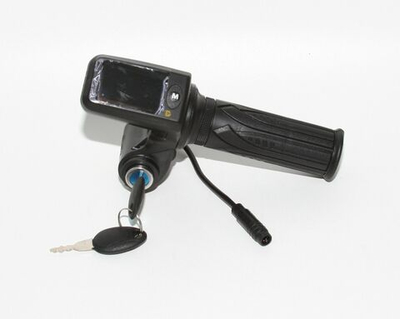 Ручка газа с дисплеем и замком зажигания Kugoo C1 Plus