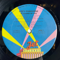 Винтажная виниловая пластинка LP Ozzy Osbourne Blizzard Of Ozz (USA 1981)