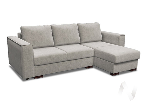 Диван угловой Атлант 2 (ДУ) LUMA 14 (серый)