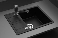 Мойка SCHOCK Optima 50D Cristalite 650х500 оникс