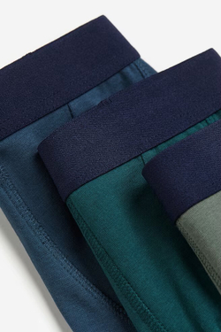 H&M Набор из семи трусов-боксеров, темно-синий