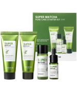 Some By Mi Набор с чаем матча для очищения пор - Super matcha pore care, 4 предмета
