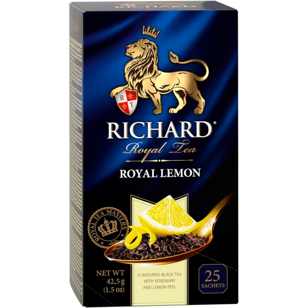 Чай черный Richard Royal Lemon 25 пакетиков