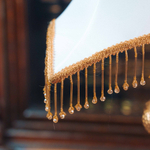 Пара настольных ламп из литой бронзы,