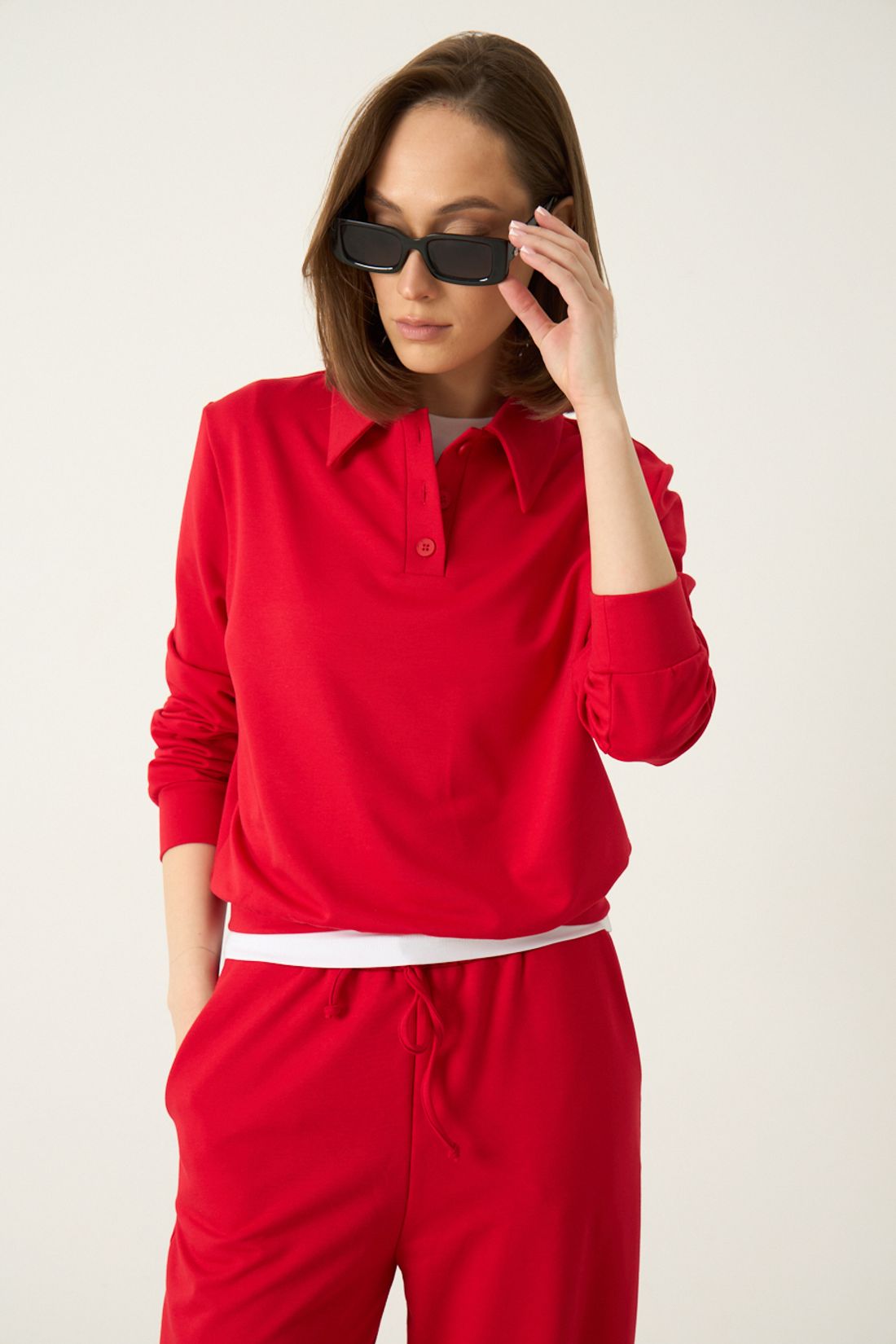 Джемпер R5073 красный / 42