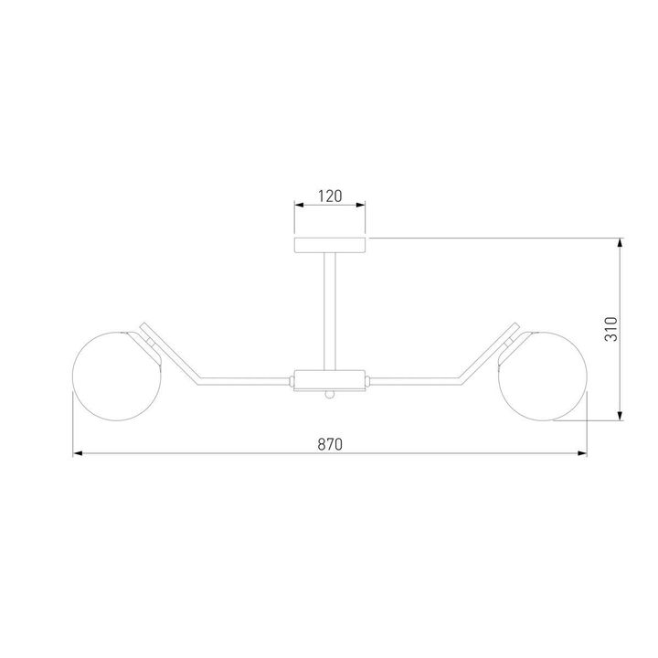 Подвесная люстра Eurosvet Frost 70154/8 латунь