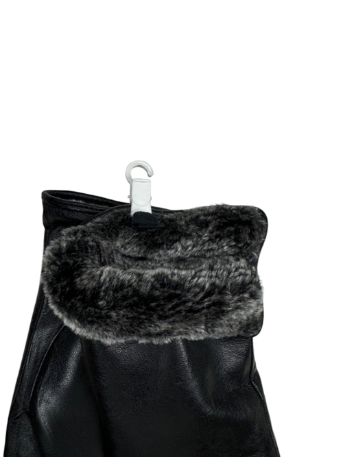 Перчатки. Женские. Великаны. Материал верха: Кожаные. Подклад: Мех.В упаковке 5 шт.