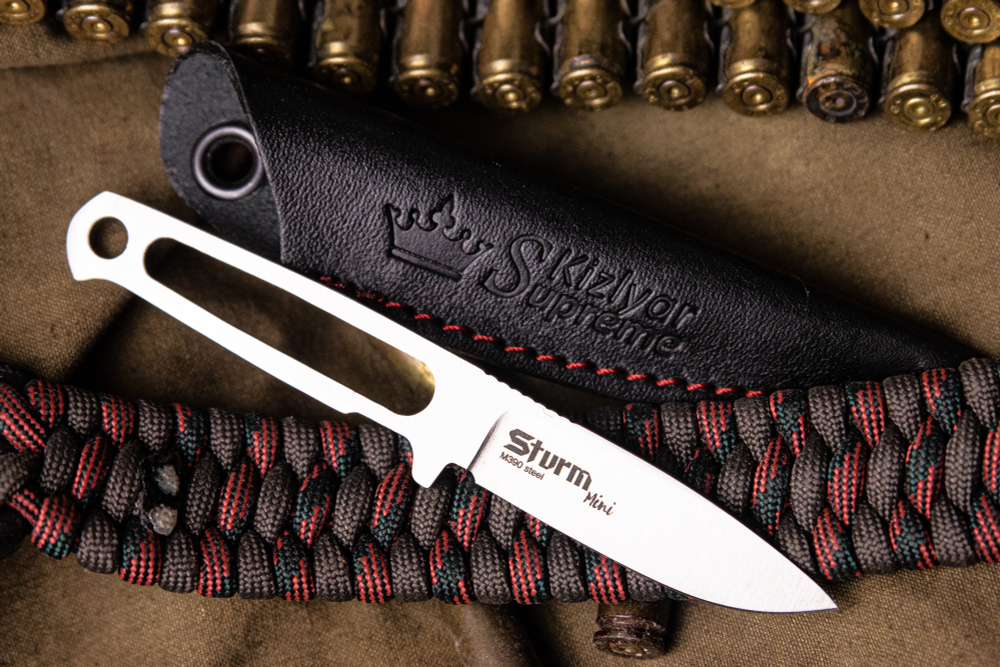 Туристический нож Sturm Mini M390 StoneWash