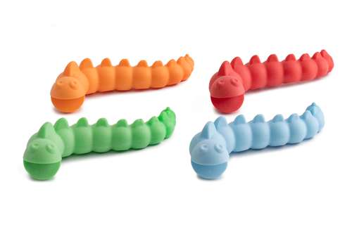 Nunbell игрушка для собак Гусеница с отверстиями для корма