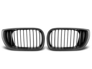 Решетка (ноздри) радиатора BLACK для BMW 3 E46 sedan рест