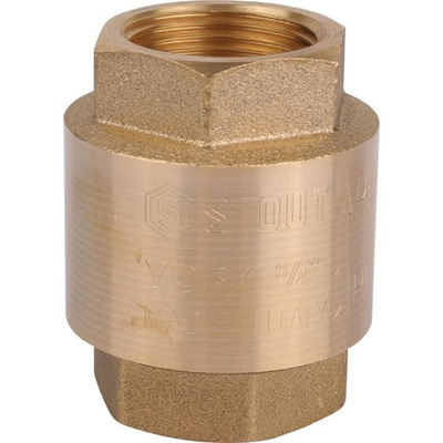 Клапан обратный STOUT 3/4" с нейлоновым седлом