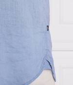 Льняная рубашка Roger BOSS BLACK - голубой(50490352)