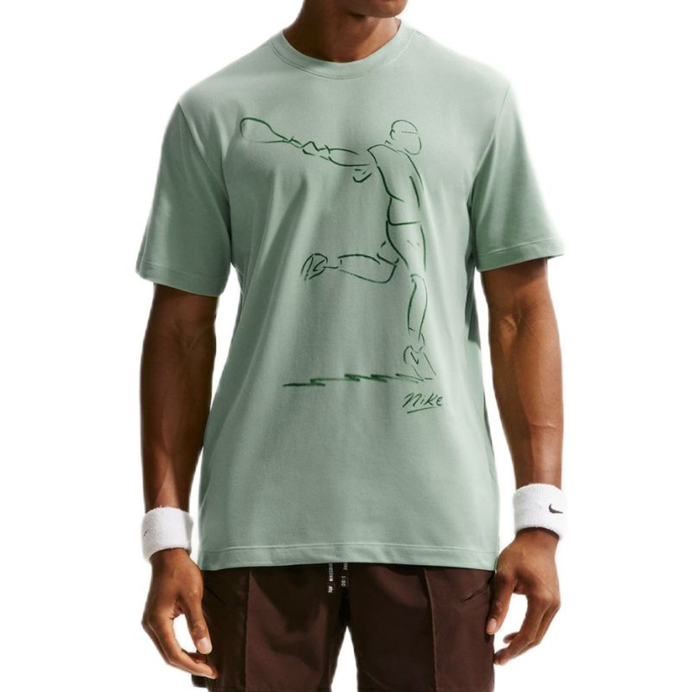 Теннисная футболка Nike Court Paris Slam Dri-Fit Tennis - steam