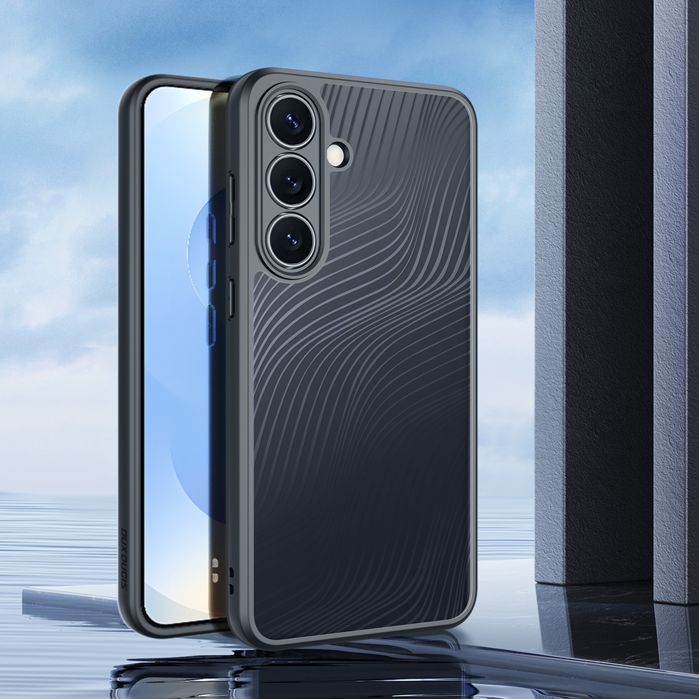 Чехол с мягкими черными рамками для Samsung Galaxy S25 FE, Dux Ducis, серия Aimo Series Case