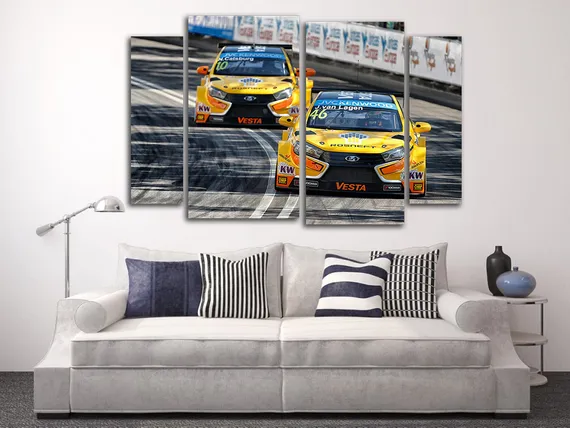 Модульная картина "Ралли Vesta"