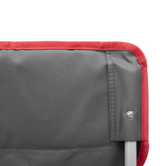 Кресло складное NISUS серый/красный N-96806H-GR (пр-во ГК Тонар)