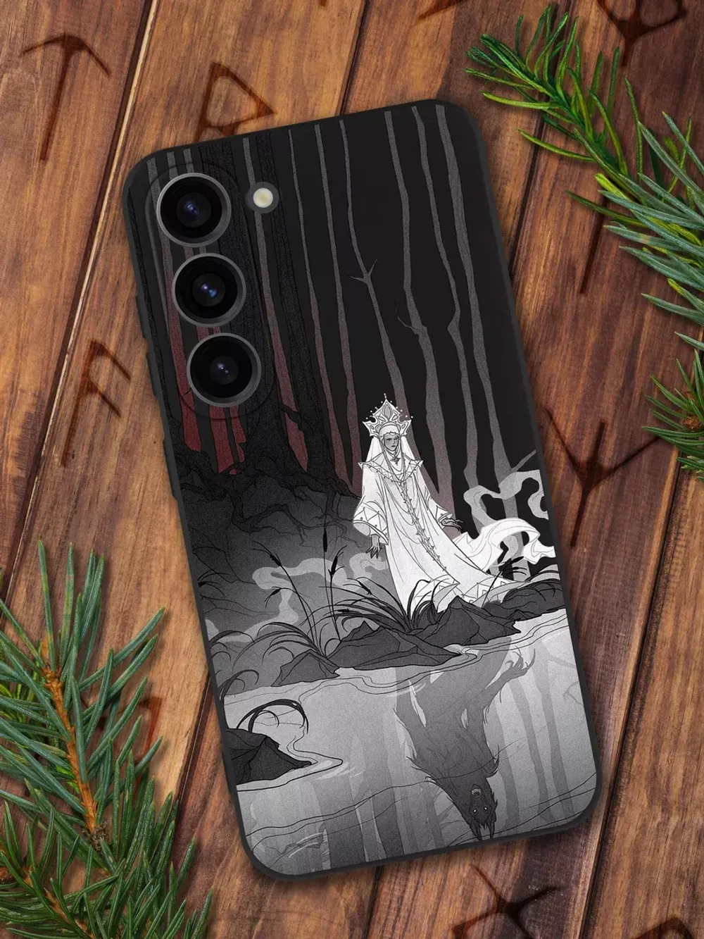 Чехол на Samsung S23 с принтом