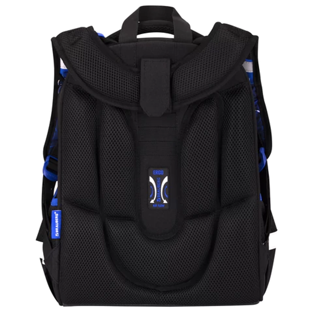 Ранец BRAUBERG PREMIUM, 2 отделения, с брелоком, "Score goal", 3D-панель, 38х29х16 см, 273102