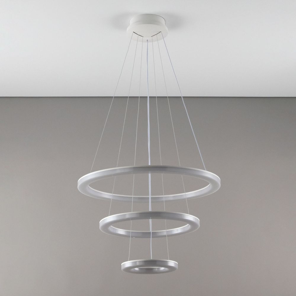 Citilux Электрон Смарт CL710A104S Умная люстра подвесная Белая