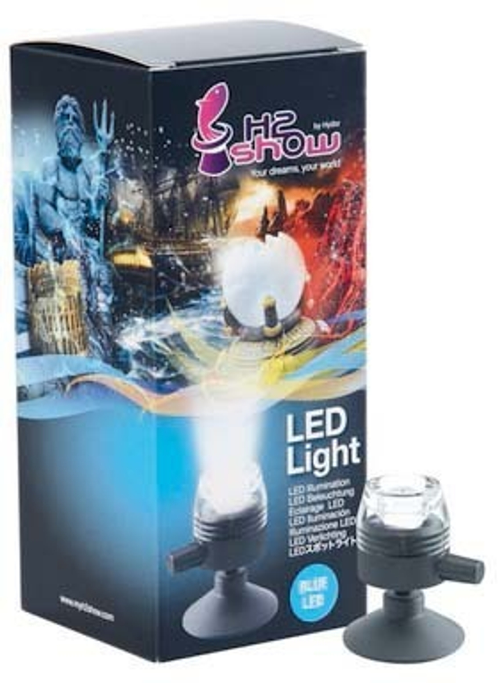 Hydor H2SHOW подсветка для аквариумов и аэраторов 3LED Light синяя, подводная