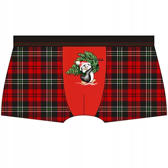 Трусы мужские боксеры Cornette Swiateczne Penguin 007/66