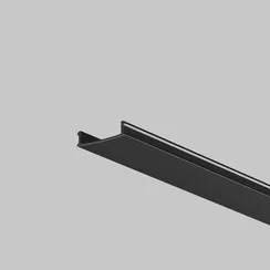 Рассеиватель для профиля 61x14 (Чёрный, 2 м), ALM-6114-B-DF-2M 642014 Led Strip 642014