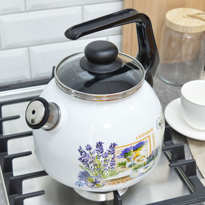 Чайник 3л со свистком "Горная лаванда"