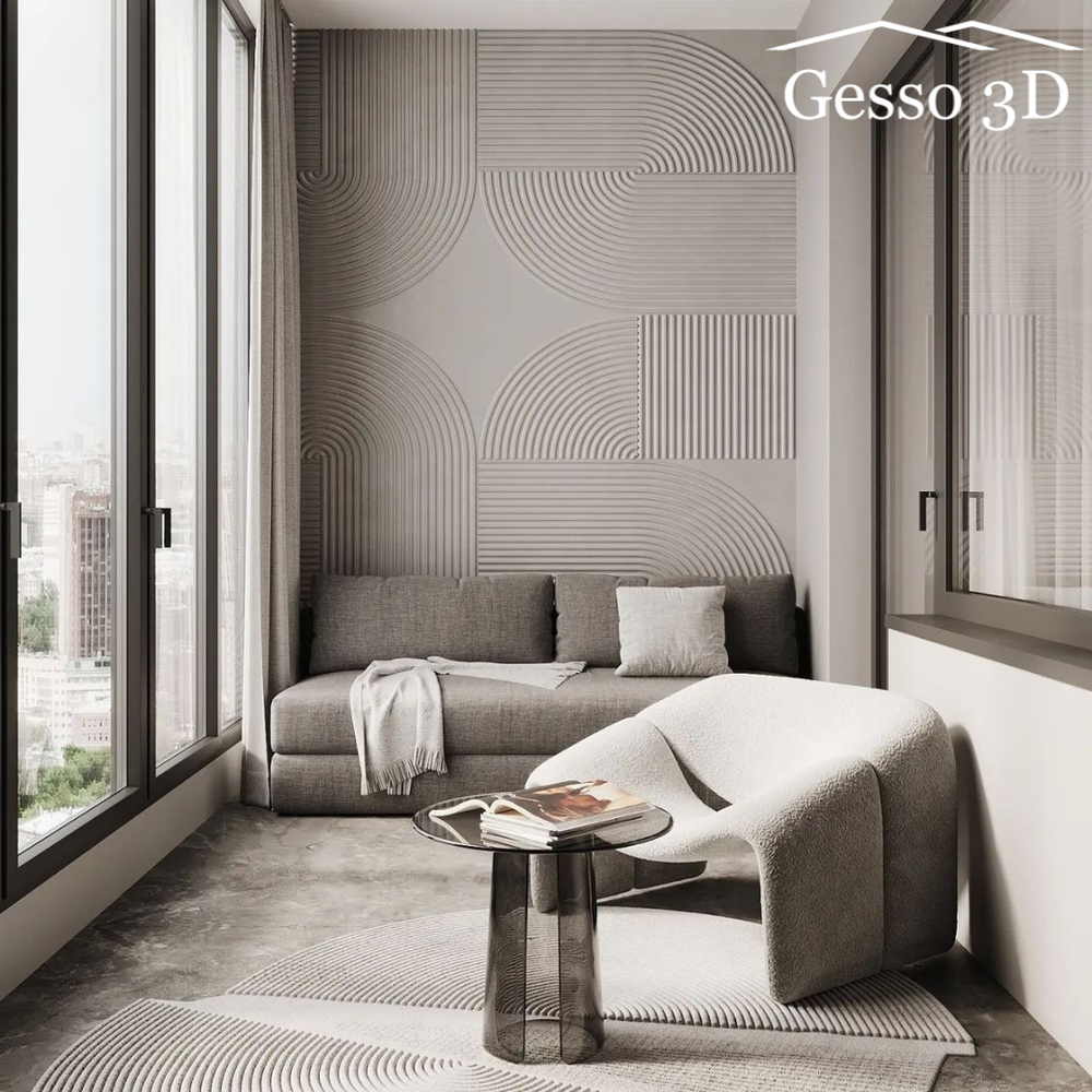 Гипсовая панель Megapolis-6