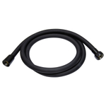 Шланг душевой 200 см имп/кон, силиконовый ЧЕРНЫЙ МАТОВЫЙ MIXLINE MIX-7-200 ЛЮКС (блистер)