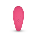 Розовый интерактивный вибромассажёр для ношения Ivy - 12,5 см.