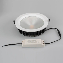 Светодиодный светильник LTD-220WH-FROST-30W Warm White 110deg (Arlight, IP44 Металл, 3 года) 021070